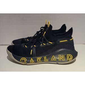 Under Armour Black and Yellow Athletic Shoes